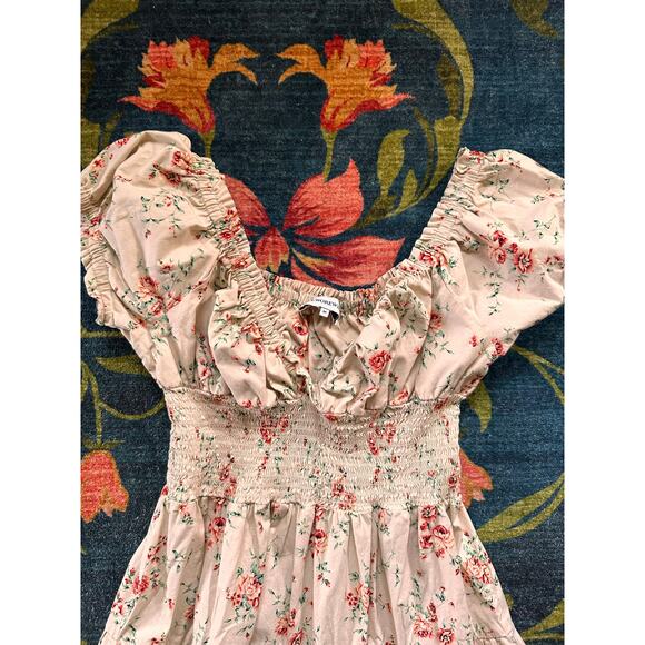 WeWoreWhat Floral Off The Shoulder Dress Size Medium - Picture 5 of 8